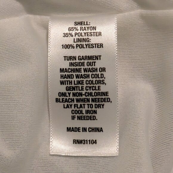 Blue and White Abstract Pleated Maxi Skirt - Picture 3 of 3